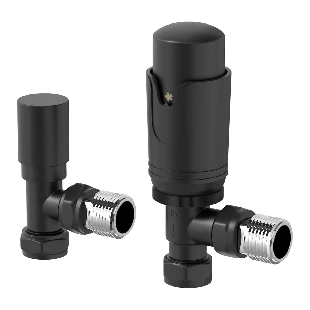 Thermostatic Radiator Valves for 15mm Pipes - Angled