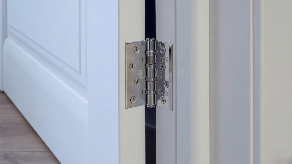 Internal Door Hinges Eclipse 102x76mm Ball Bearing Grade 11, Includes Screws, 1 Pair