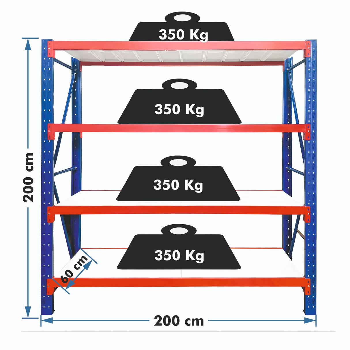 Metal Shelving Heavy Duty Longspan Warehouse Workshop Garage