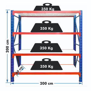Metal Shelving Heavy Duty Longspan Warehouse Workshop Garage
