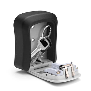 Key Safe Combination Lock Box - Wall Mounted Metal Heavy Duty Waterproof Storage