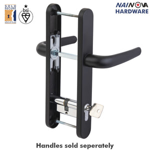 Euro Cylinder Door Lock TS007 1 Star Anti-Snap Chrome 3 Keys - NOVA